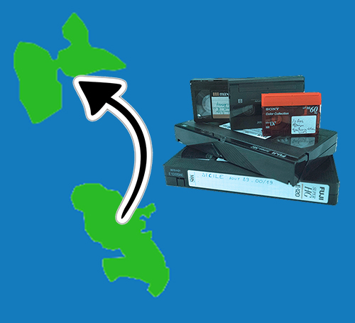 Numrisation de cassette vido VHS miniDV HI8 en Martinique