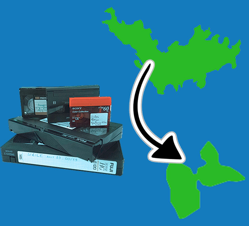 Numrisation de cassette vido VHS miniDV HI8  Saint-Barth