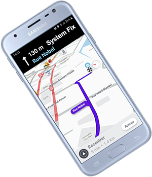 Itinraire GPS SYSTEM FIX  Jarry - WAZE GOOGLE MAPS