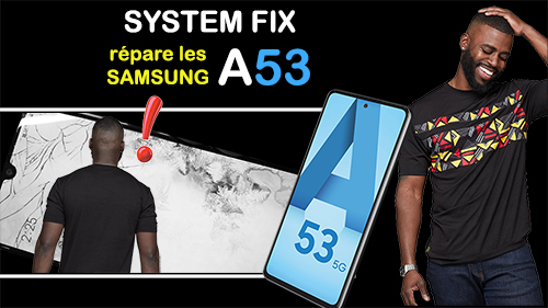 SAMSUNG GALAXY A13 A53 écran cassé à changer en Guadeloupe